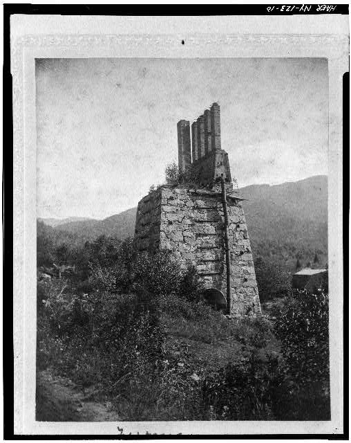 . STACK AT THE 'NEW'FURNACE, CA. 1900
