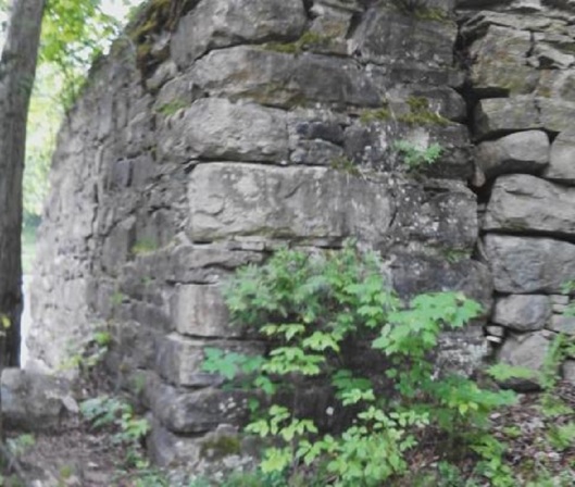 Another view of Western End of old Chateaugay Bridge stonework